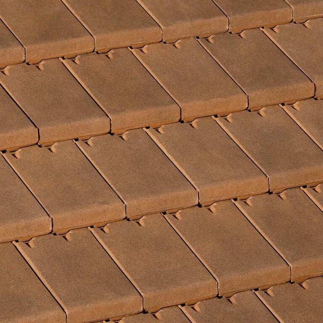 Tuile Regence 20 brun vieilli, MONIER