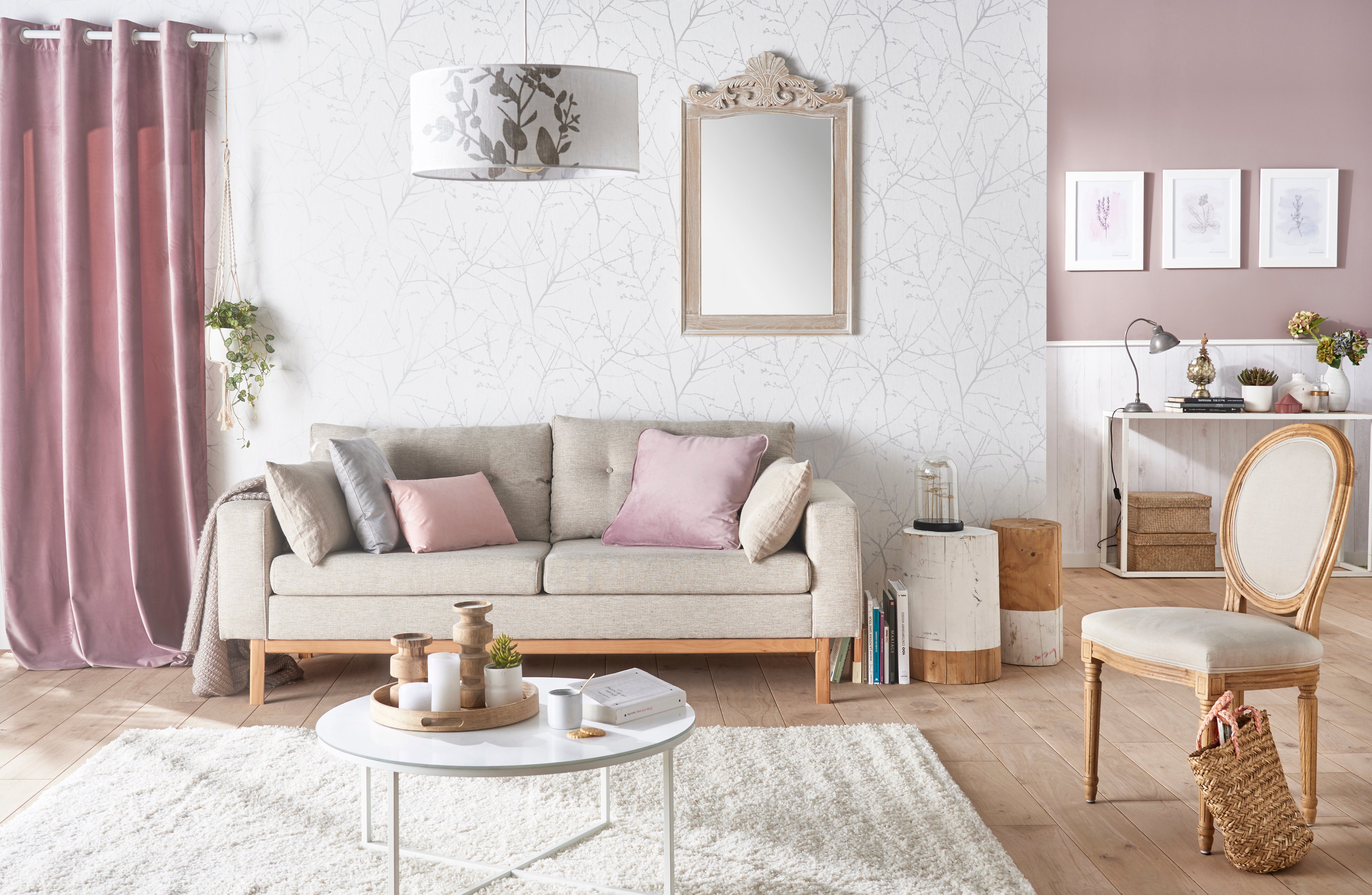 Papier peint vinyle sur intissé Innoncence blanc - 6