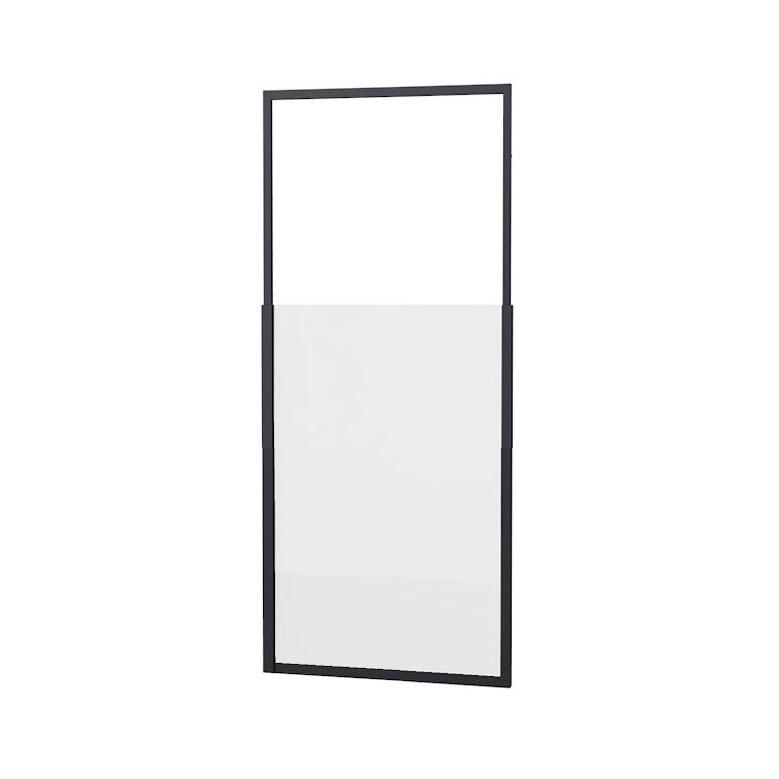 Pare-muret fixe transparent noir, H.110 x l.80 cm Unik - 5