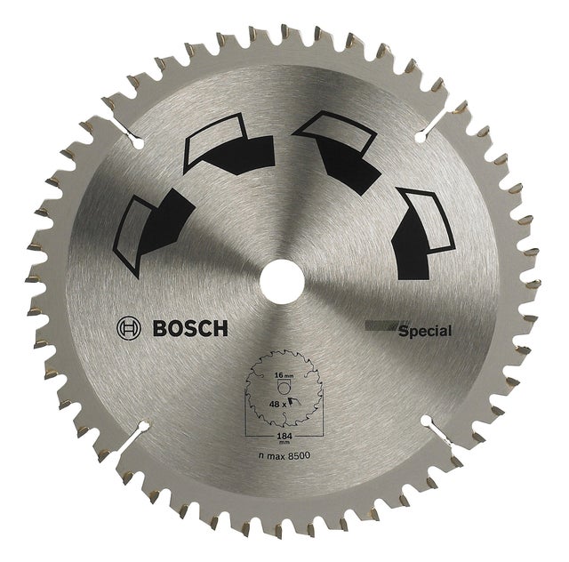 Lame de scie circulaire pour multimatériaux BOSCH Spécial 184x16x2 mm 48 dents