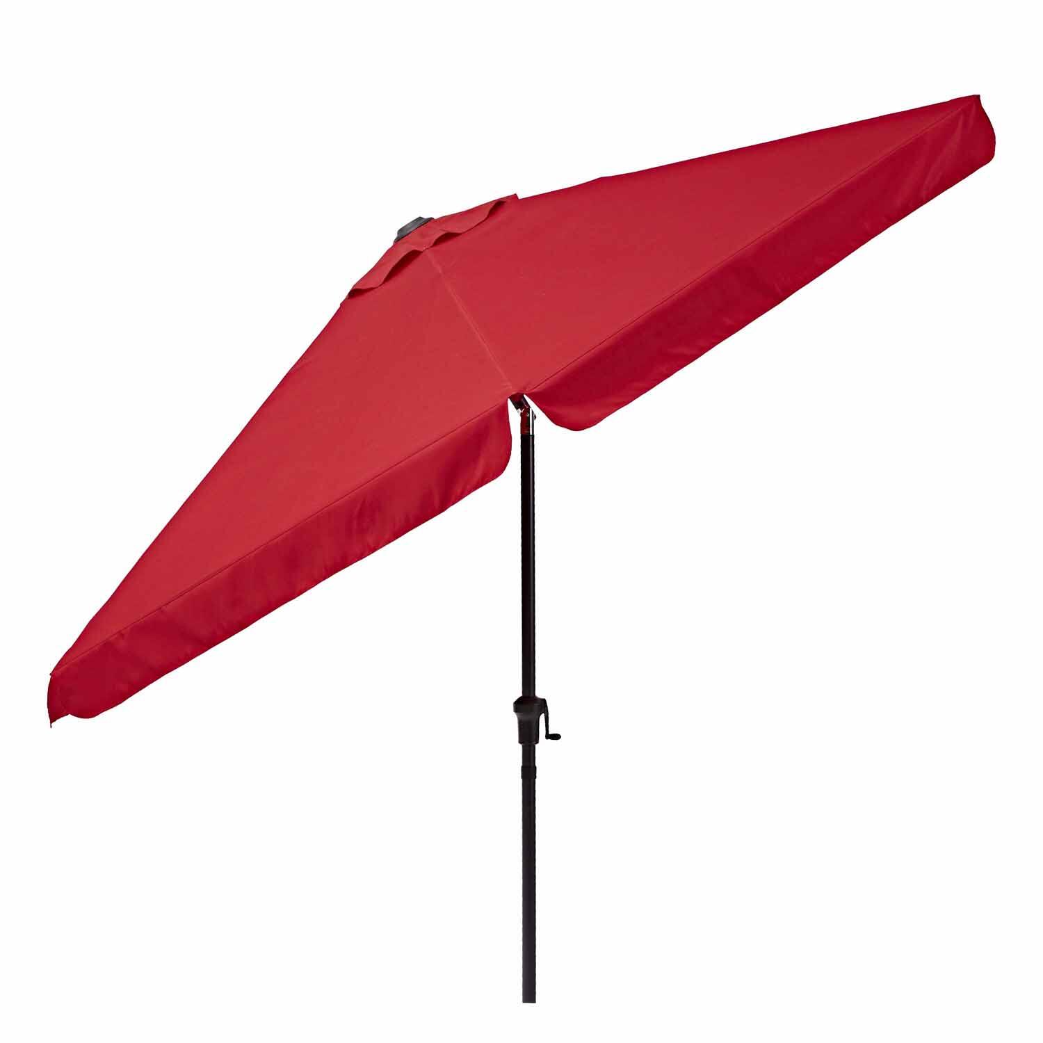 Parasol NATERIAL Avea rouge hexagonal - 3