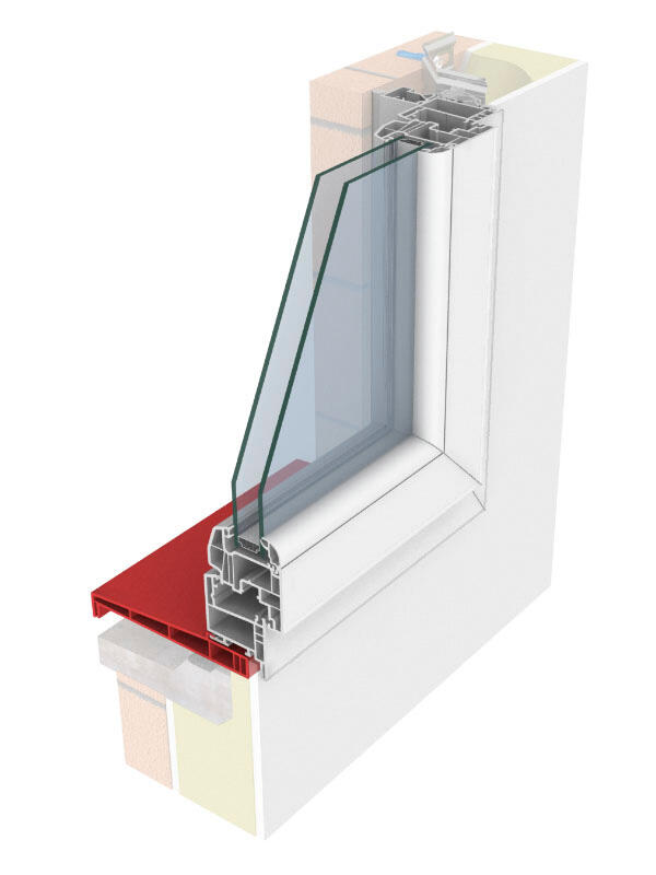 Pièce d'appui 100/160 longueur 1.8 5m Blanc - 2