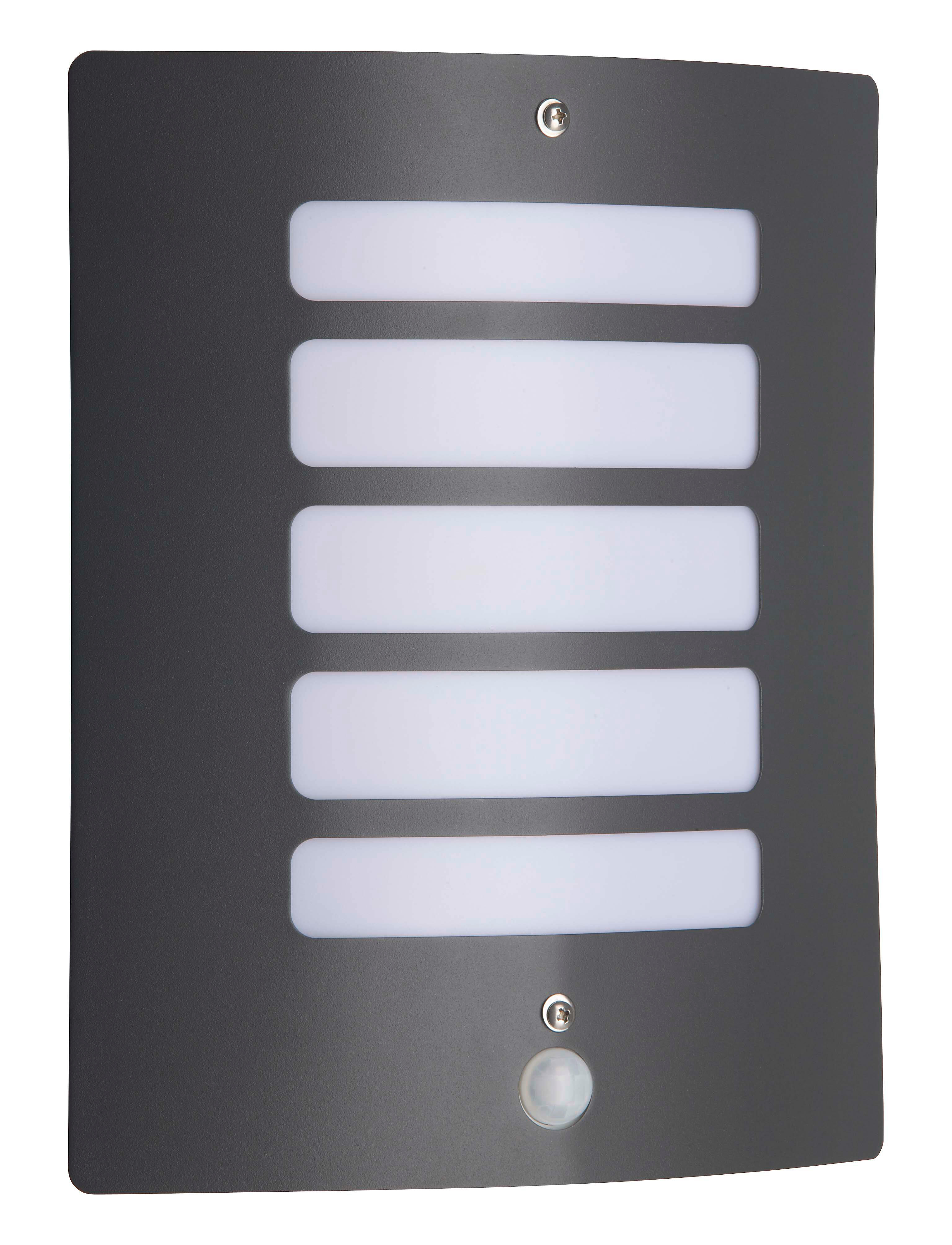 Applique moderno da esterno Todd grigio con sensore di movimento IP44 E27 BRILLIANT - 2