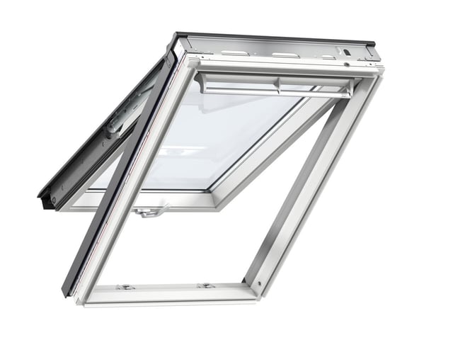 VELUX 78 x 98 Confort WhiteFinish bois blanc à projection GPL MK04