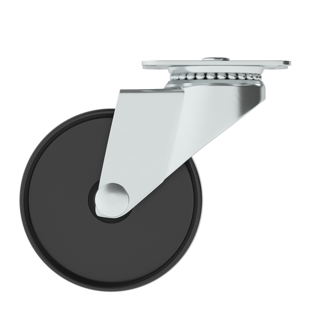 Roda interior sem travão STANDERS 360º 40MM 30KG PRETO ANTIDESLIZANTE