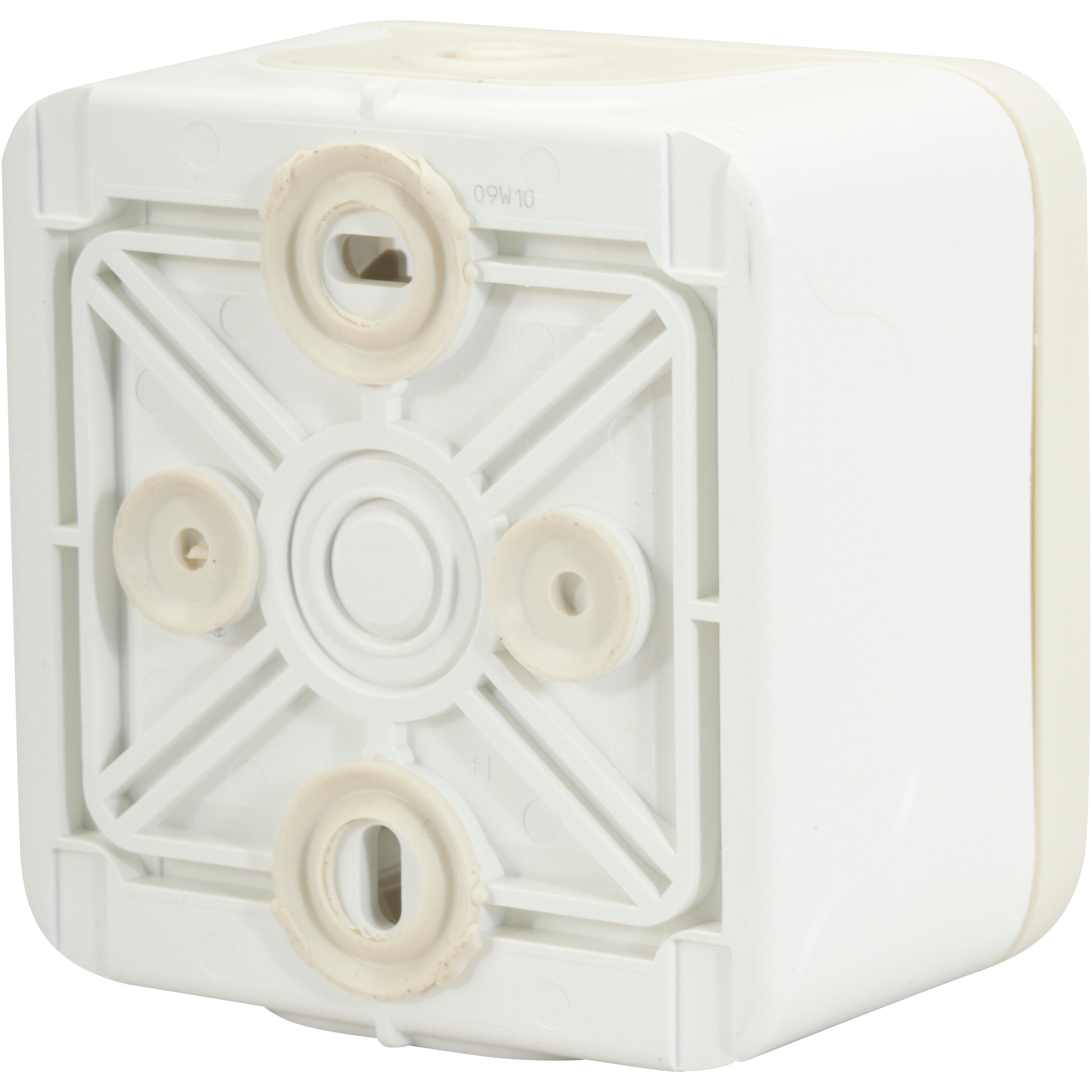 Prise avec terre étanche IP55 Plexo, LEGRAND, blanc - 4