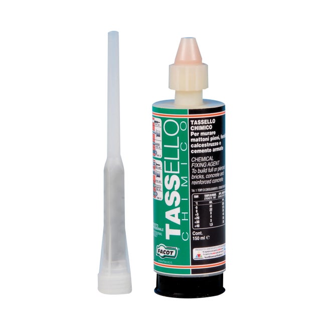 Kit sigillante TASSELLO CHIMICO 165 ml + BECC 0.16 kg