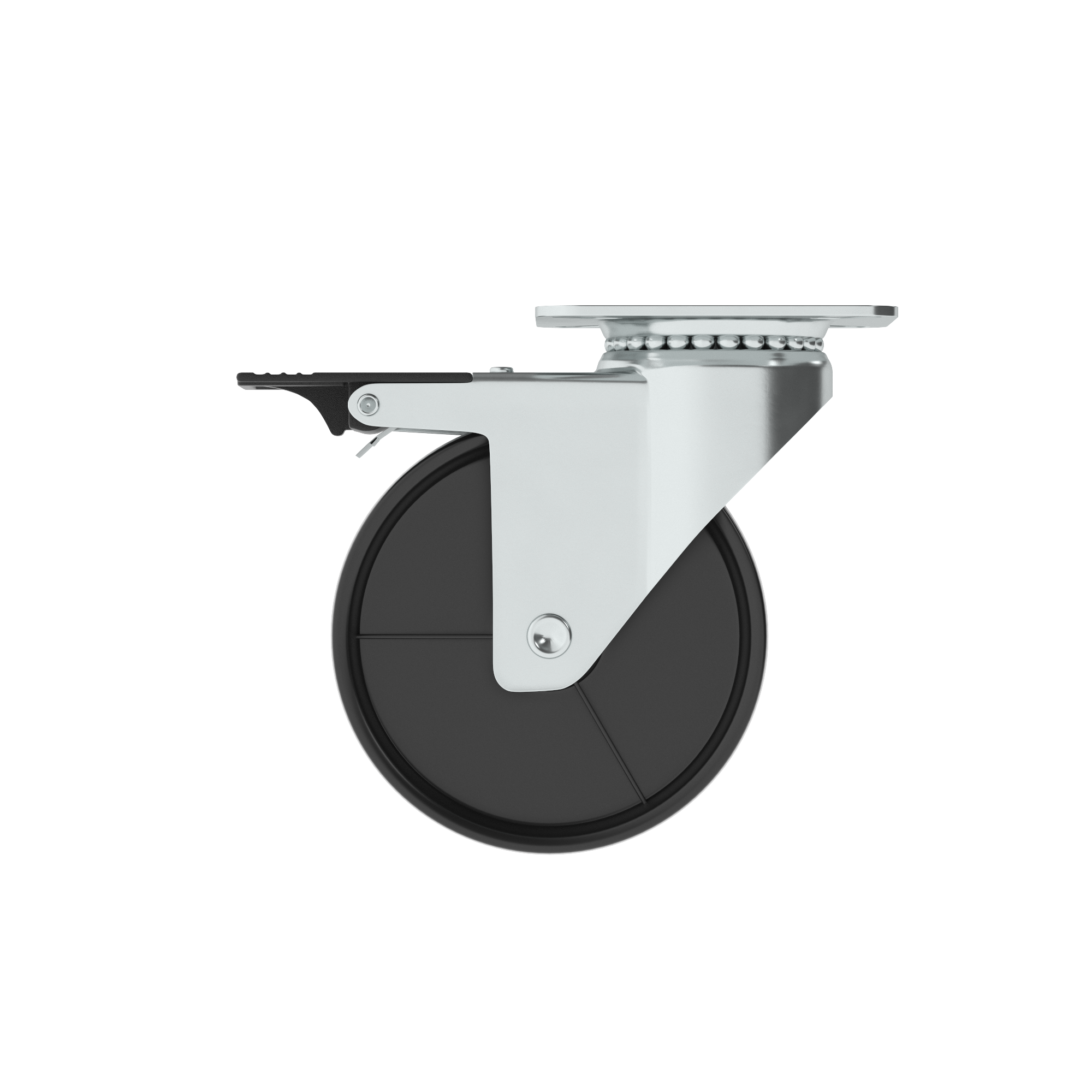 Roda com travão STANDERS 360º 50MM 35KG PRETO ANTIDESLIZANTE - 8