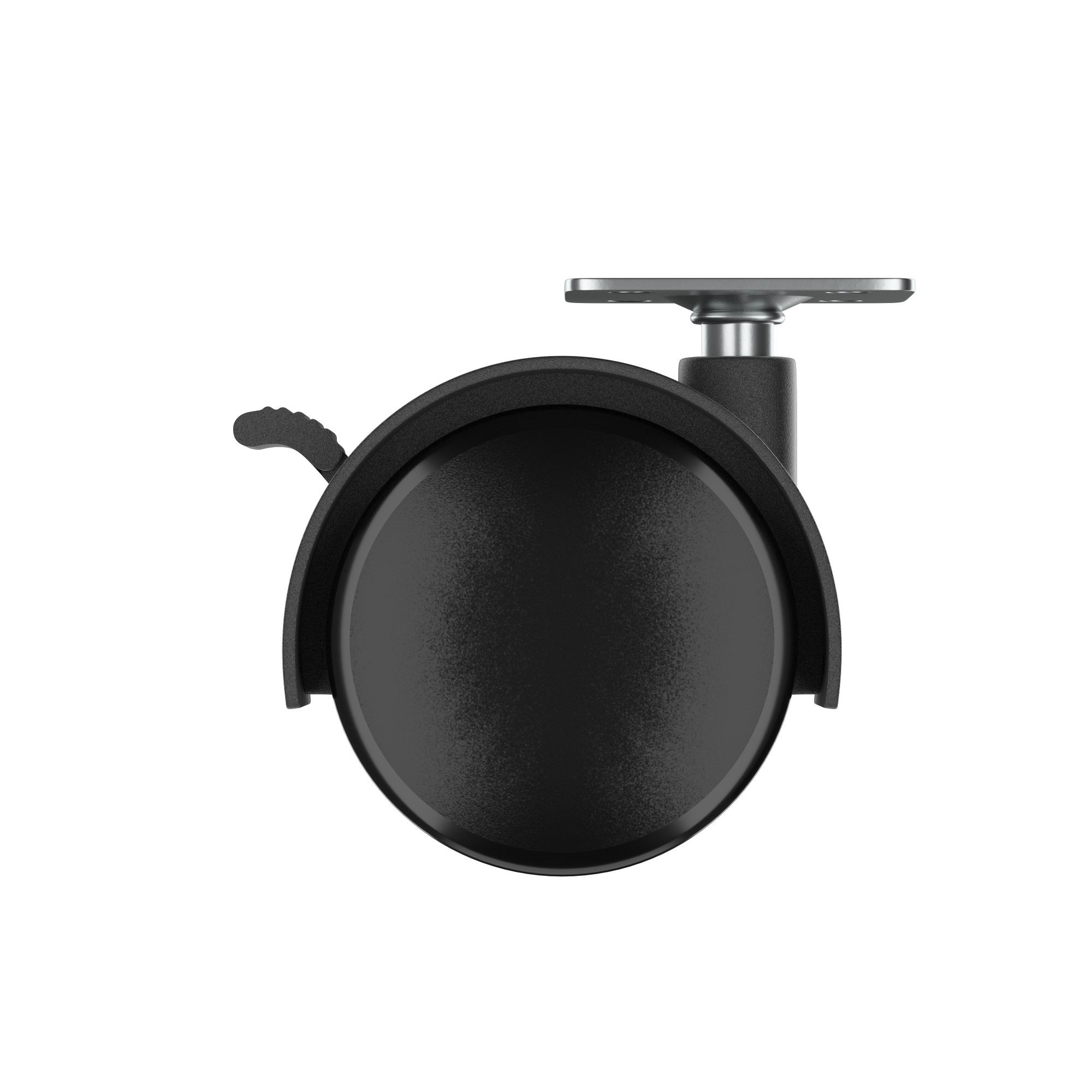 Roda com travão STANDERS 360º 40MM 15KG NYLON PRETO - 8