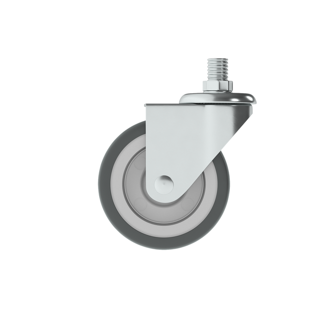 Roda interior sem travão STANDERS 360º 75MM 50KG CINZA ANTIDESLIZANTE