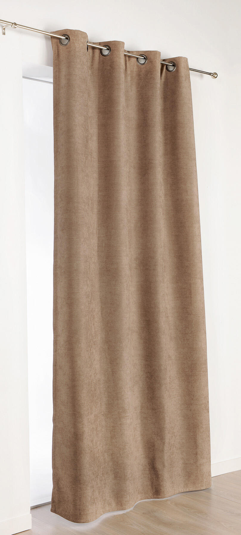 Voilage occultant thermique, Alaska, taupe H.350 x l.140 cm - 2
