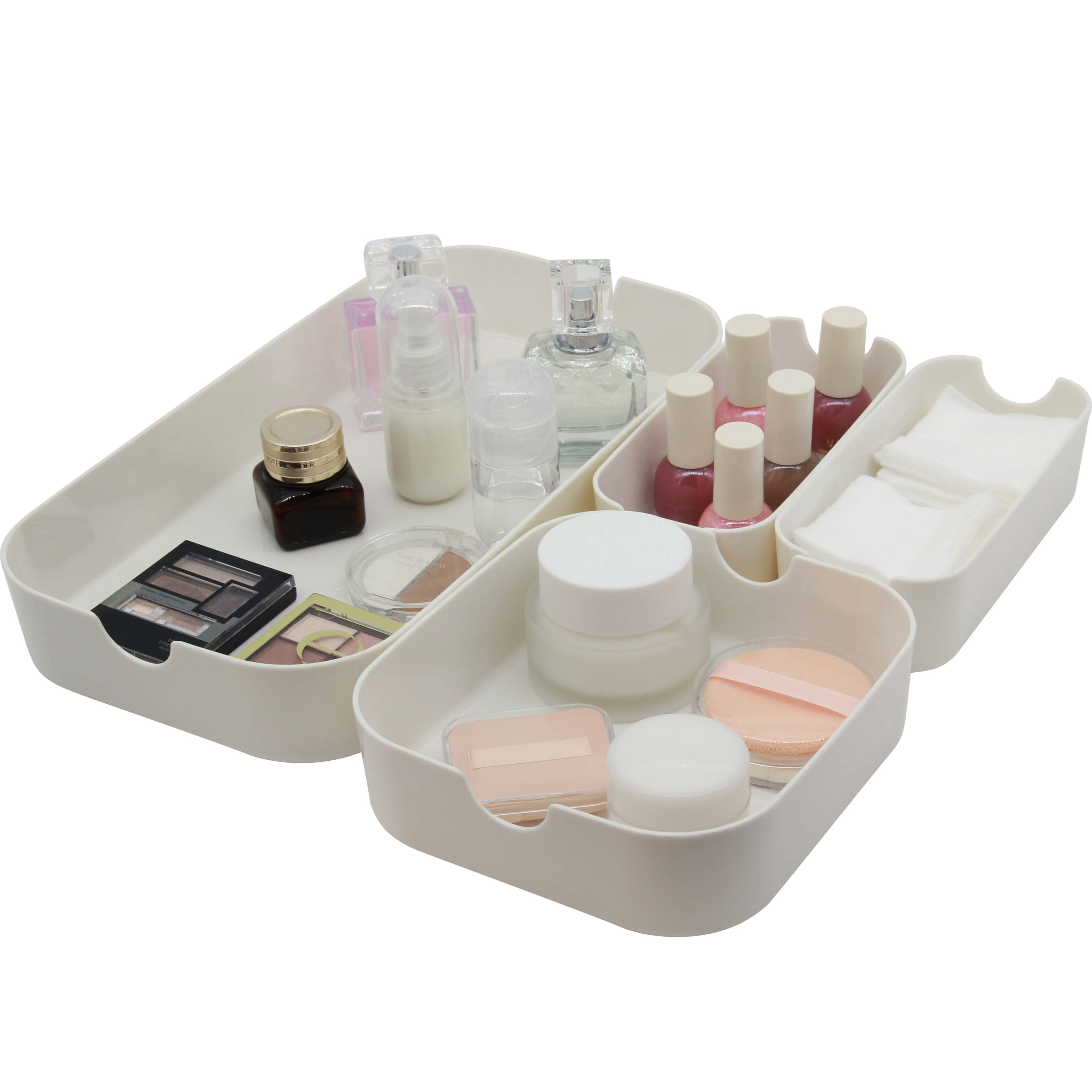 Conjunto de 4 caixas SENSEA REMIX BRANCO - 12