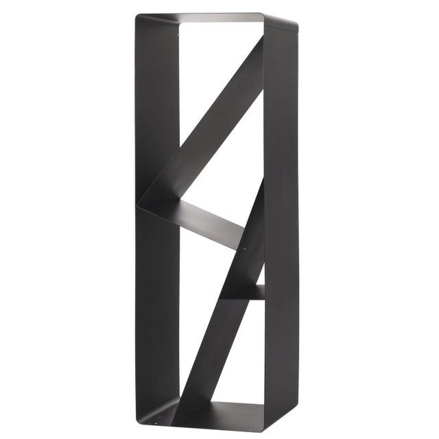 Range-bûches ZACK acier noir LE MARQUIER l.39 x H.120 cm