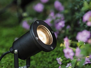 Faretto LED da Giardino con Picchetto Colore Nero Con Pannello Solare 2W  3000K IP65 SKU-6660