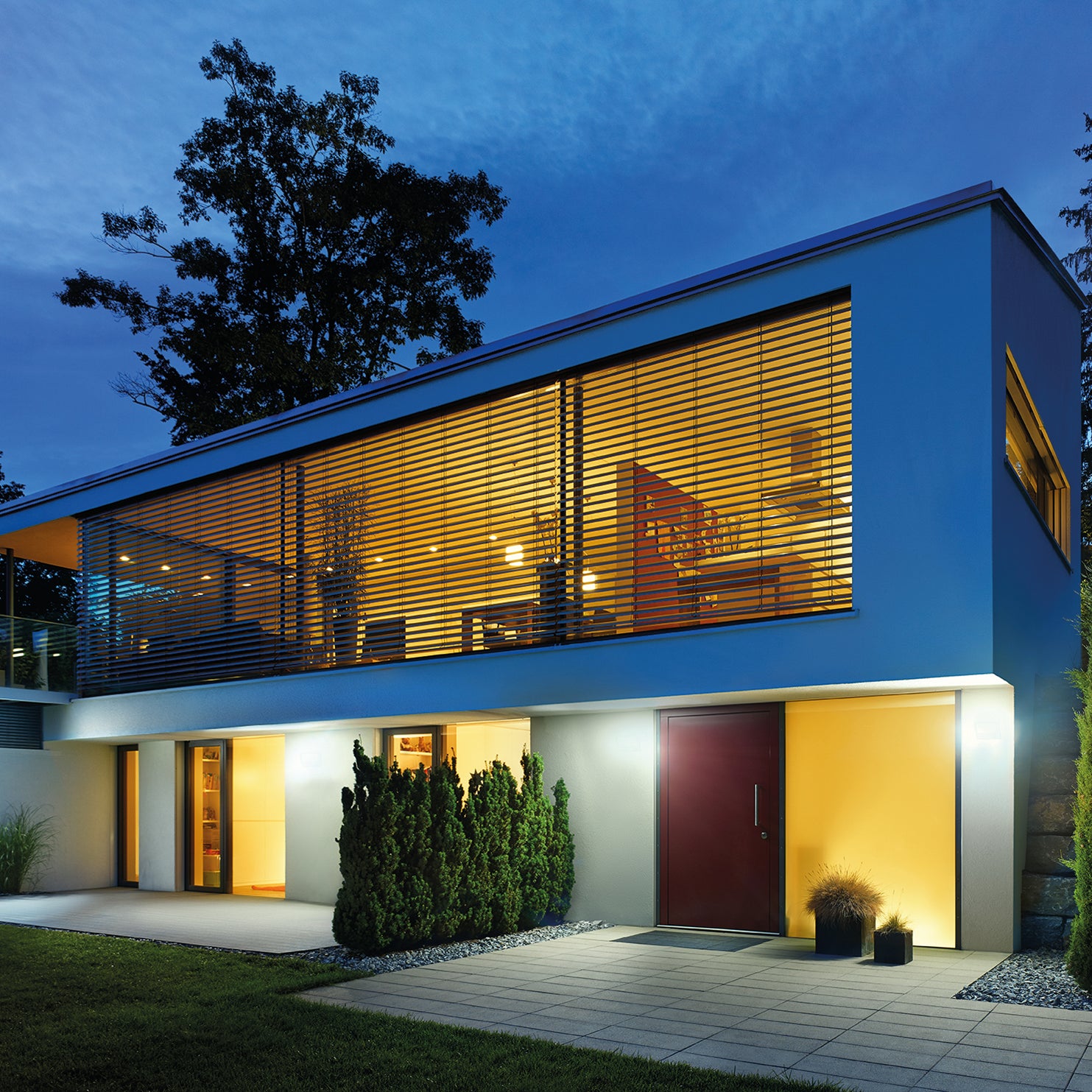 Faro da esterno con sensore di movimento Xled curved in policarbonato, antracite, Modulo LED 9.3W STEINEL - 4