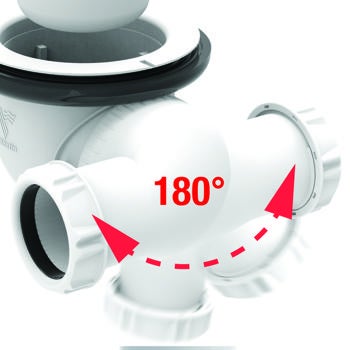 Bonde pour pour bac de douche, Diam.90 mm, VALENTIN - 2