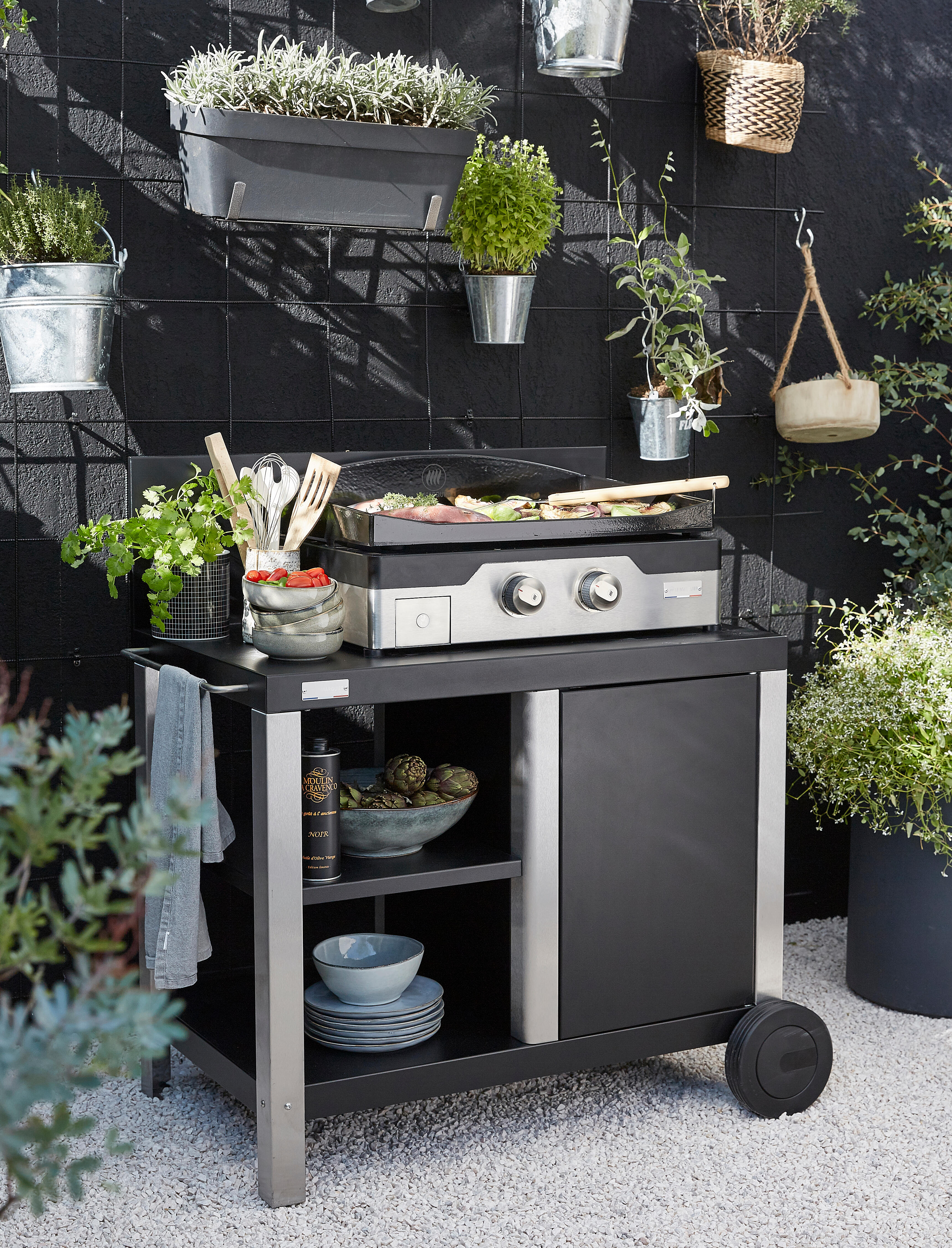 Plancha gaz LE MARQUIER Allure 260 - Noir / Inox - 3