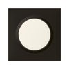 Plaque simple Dooxie, LEGRAND, noir velours