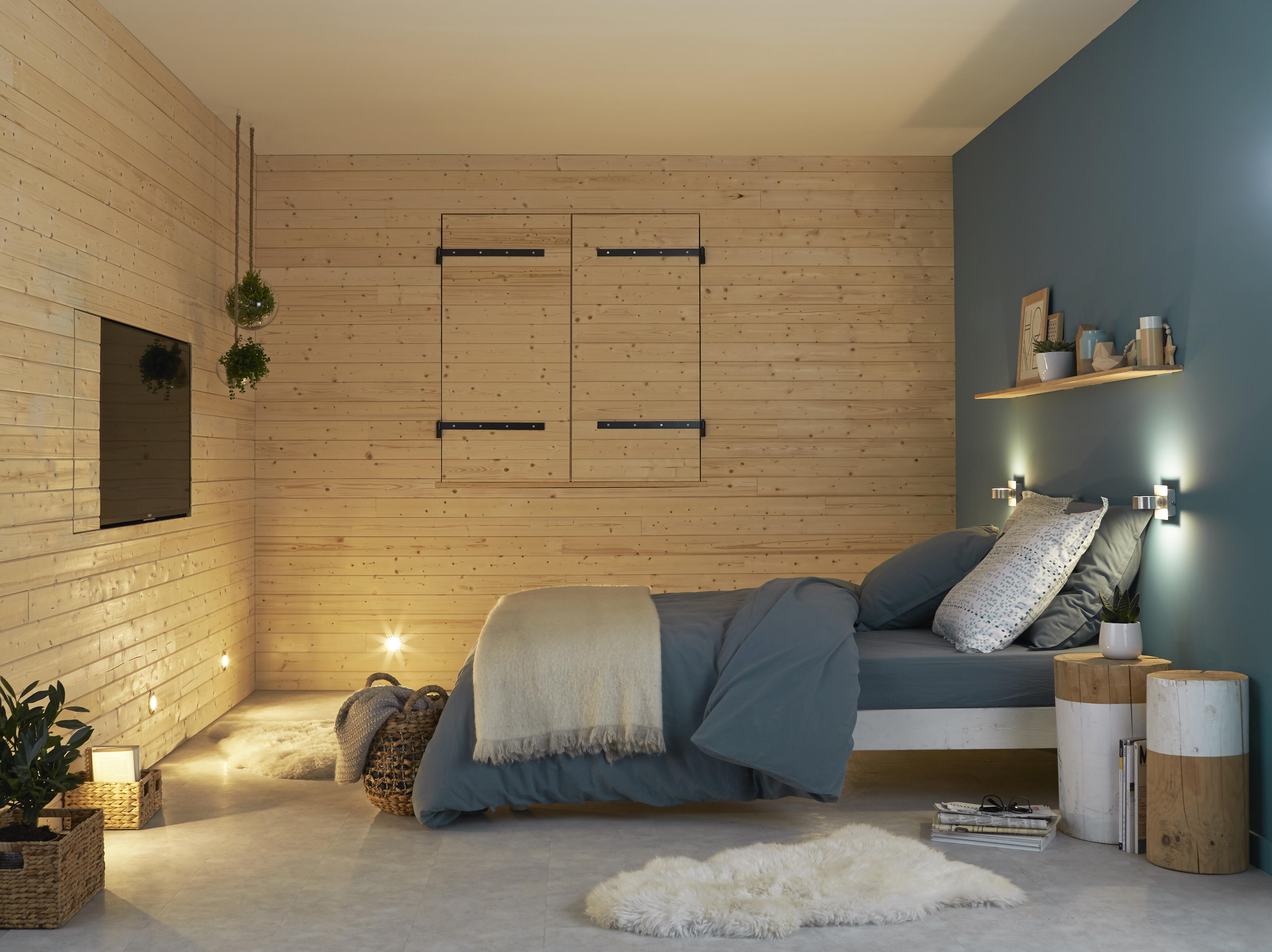 Botte de 5 lames pour volet battant -27x90mm, soit 1.08m2 (ou 2.38ml) - 4