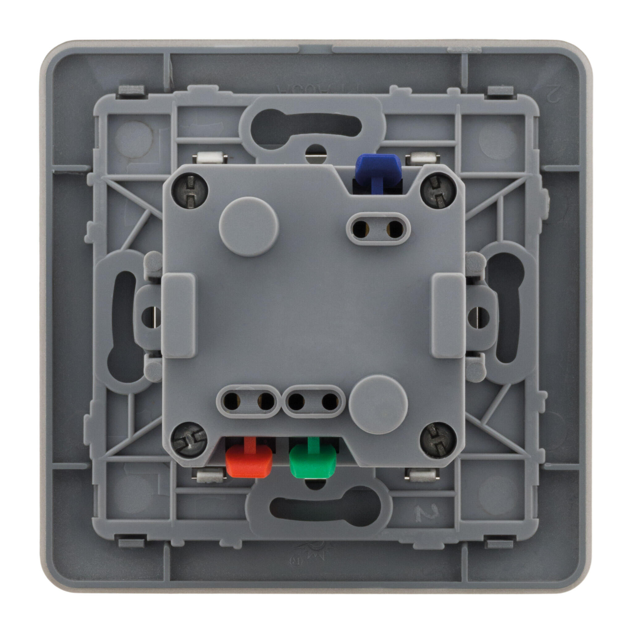 Prise avec terre affleurante complet ARTEZO, titanium - 7