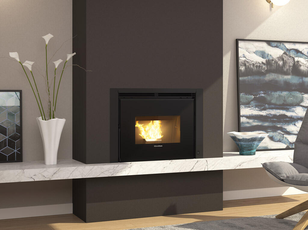Insert à granulés autonome, EXTRAFLAME, P70 AIR, 10 kW