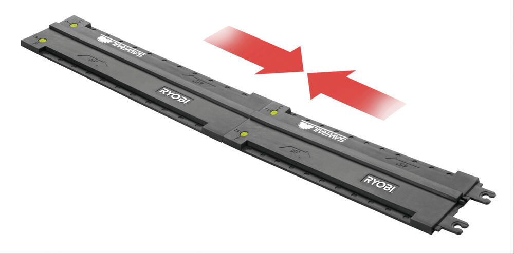 Guide de coupe RYOBI rail de guidage 122 cm + 2 serre-joints pour scie RAK03SR - 2