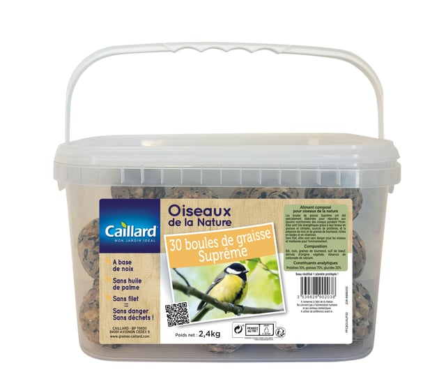 Seau boules de graisse suprême 30x 80 G