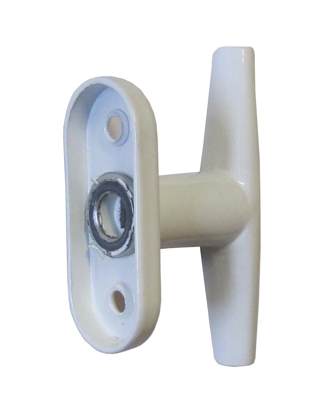 Poignée de fenêtre CHAINEY, aluminium enduit de résine époxy blanc - 4
