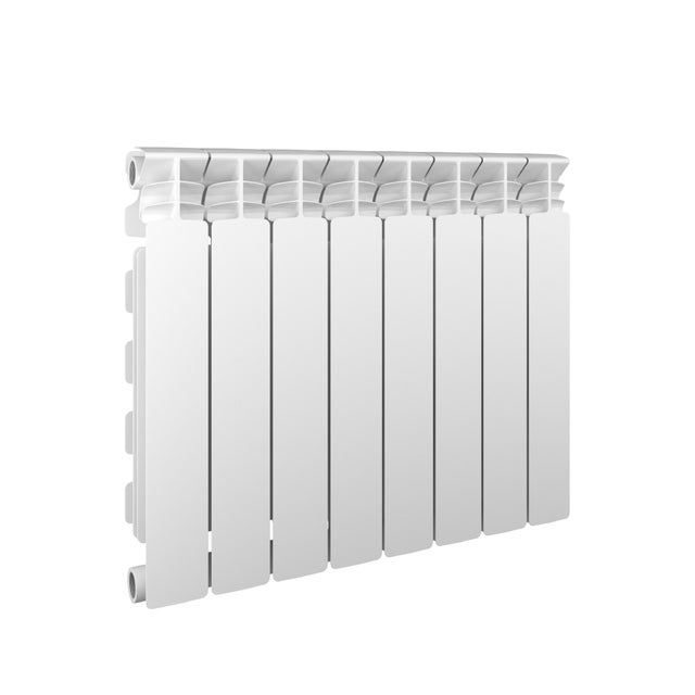 Radiateur eau chaude 880W, l.64xH.55.6 cm Alurad EQUATION horizontal blanc