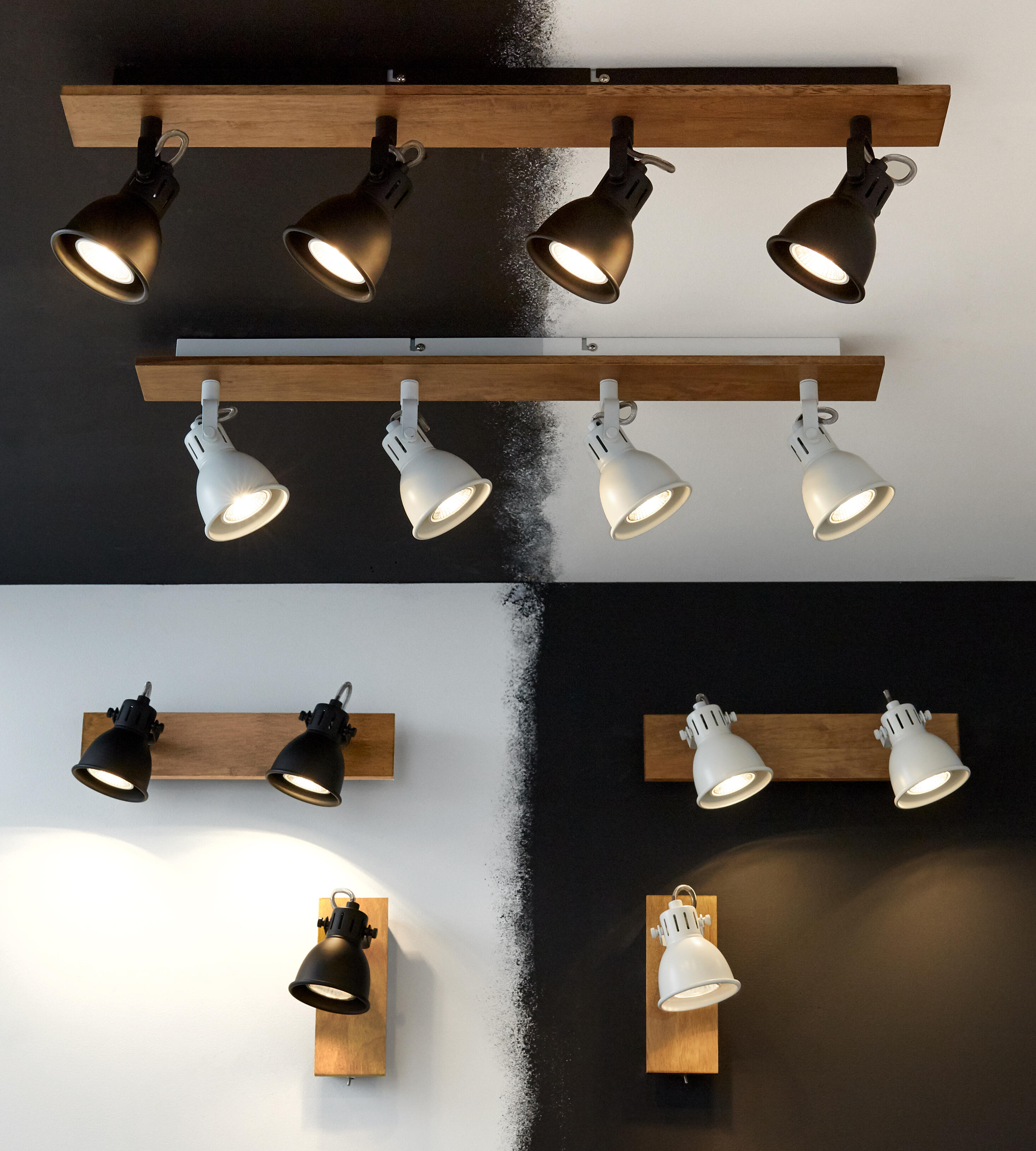 Spot patère Factory, acier noir, GU10, SEYNAVE - 4