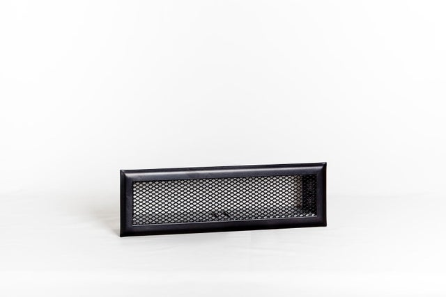 Grille de décompression acier laqué époxy DEVAUX, l.19.5 cm x H.6 cm