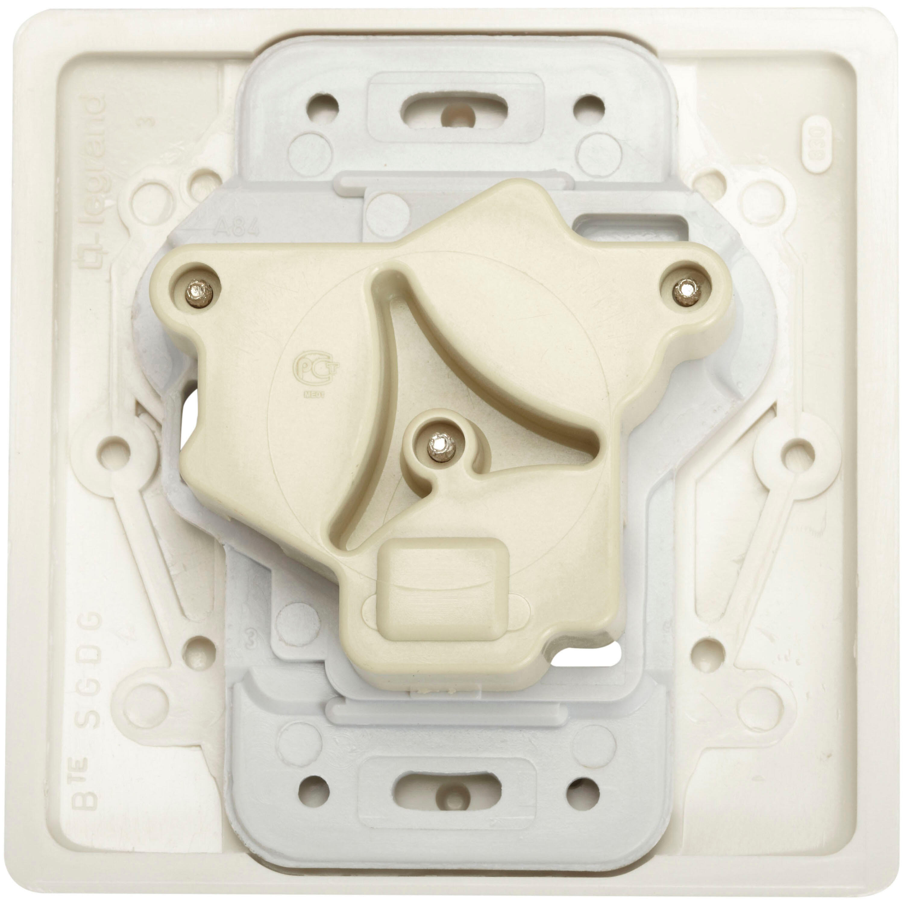 Socle 2P+T 32A, LEGRAND, ivoire - 3