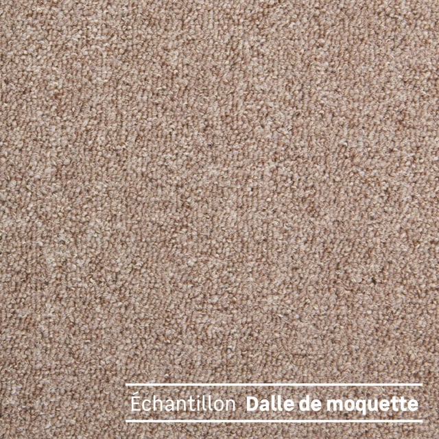 Echantillon dalle moquette bouclée uni beige Diva