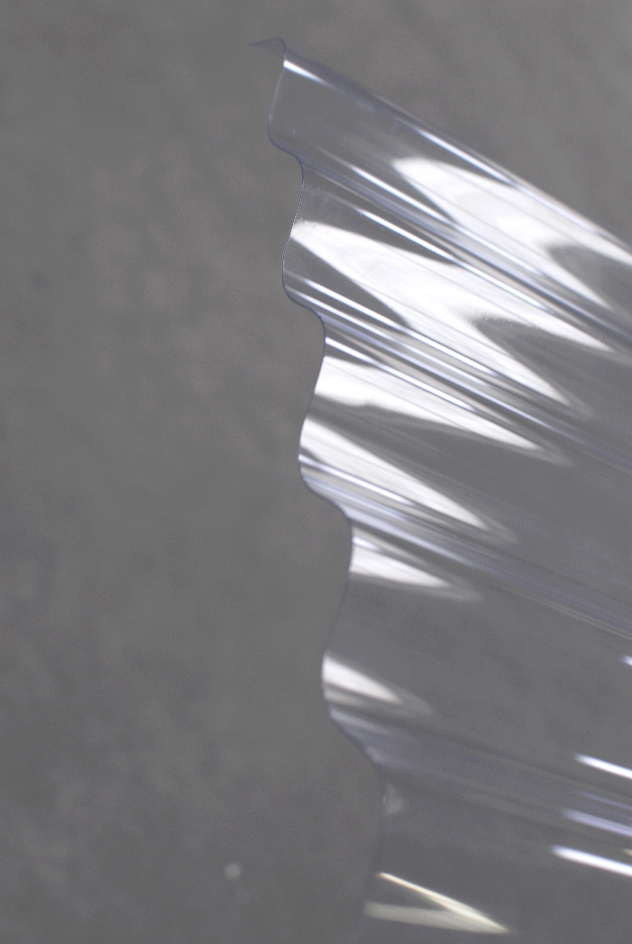 Plaque de couverture, ondulé , transparent, l.90 x L.300 cm, H.50 mm, Ep.0.8 mm - 2