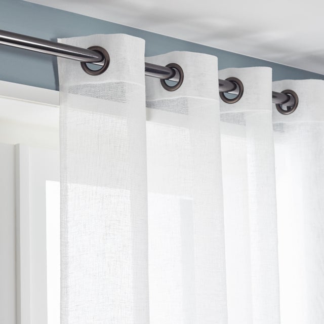 Voilage tamisant, Kaolin, écru H.240 x l.150 cm