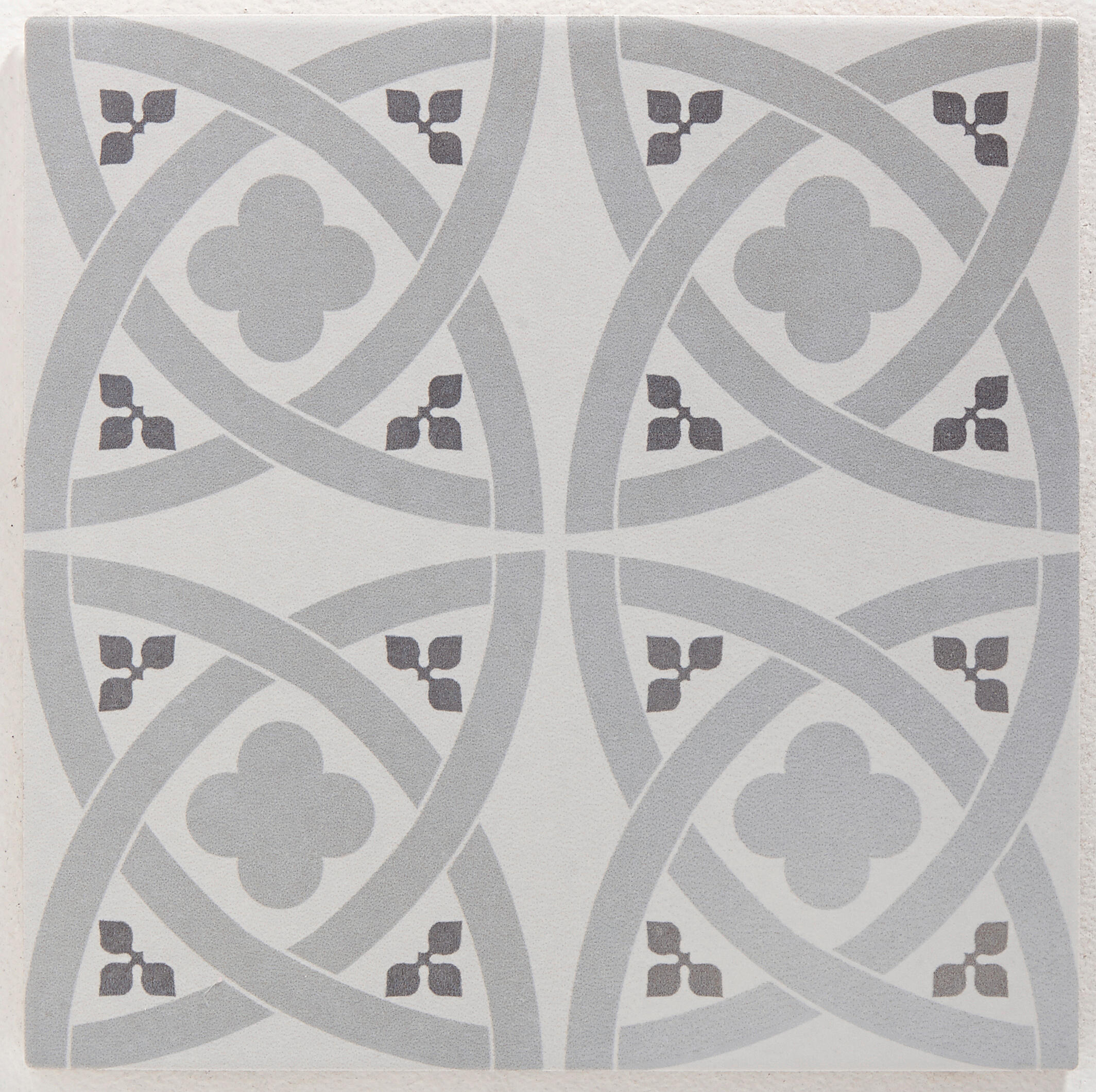 Carrelage sol / mur effet ciment blanc et gris Gatsby l.20 x L.20 cm - 5