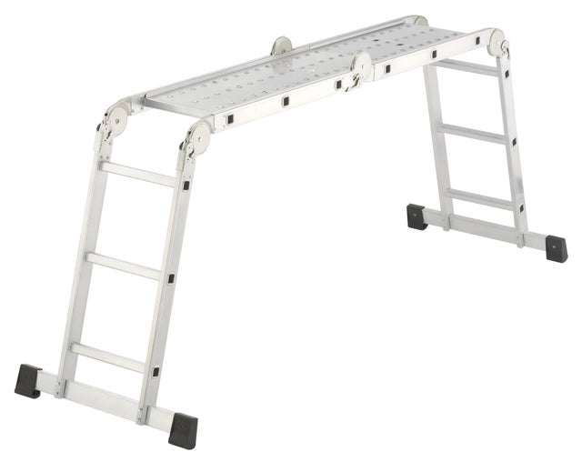 Echelle multiposition aluminium HAILO 12 marches
