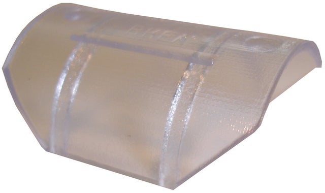 Lot de 10 supports tringle à rideau Glisseur scratch 28/35 mm polypro
