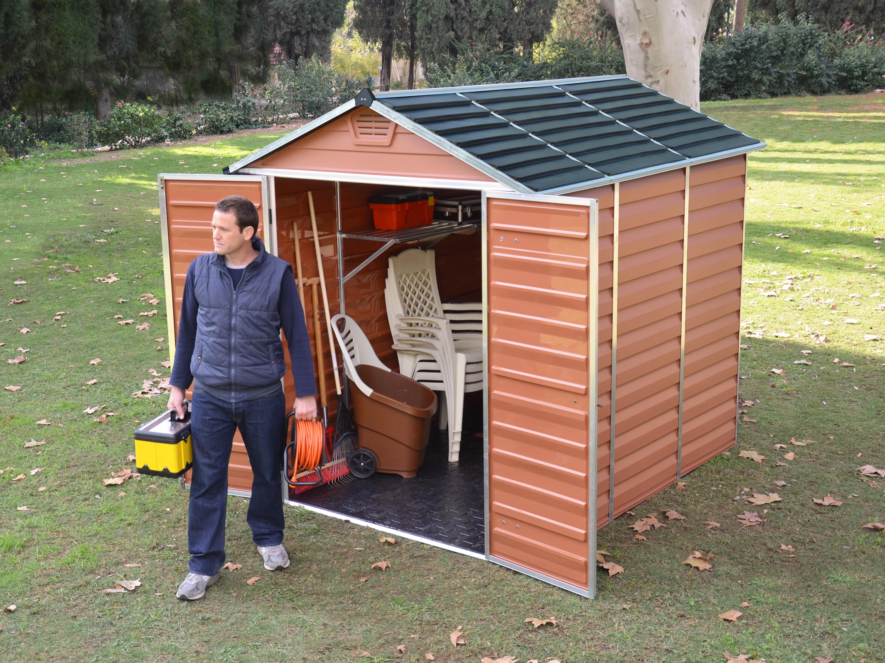 Abri de jardin polycarbonate CANOPIA BY PALRAM Skylight, 4.2 m² - 4