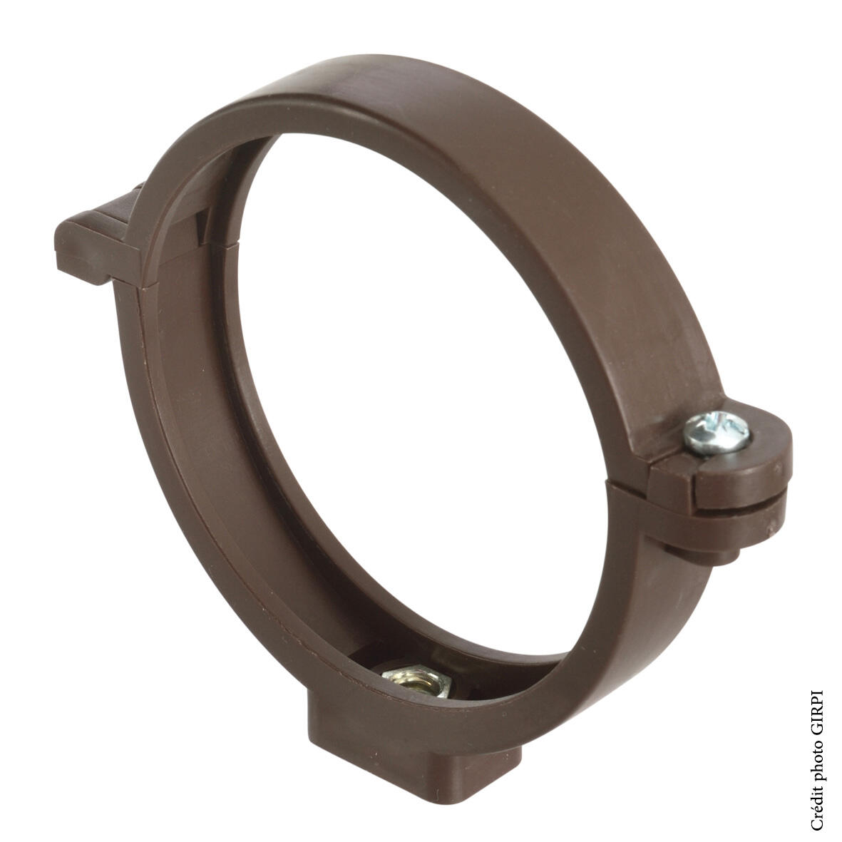 Collier insert à charnière marron pvc | Leroy Merlin