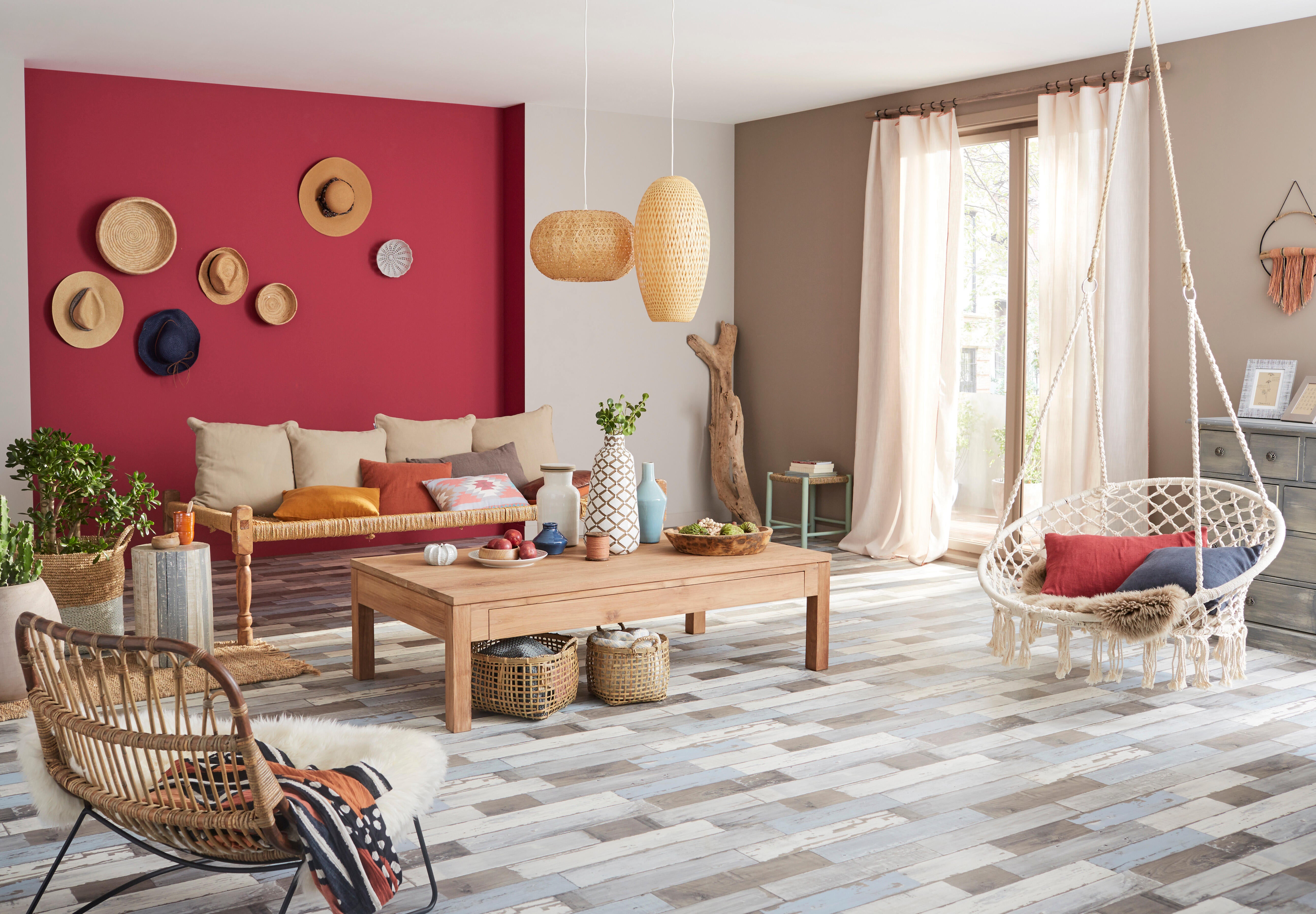 Lampa wisząca Hana bambus E27 Inspire - 4