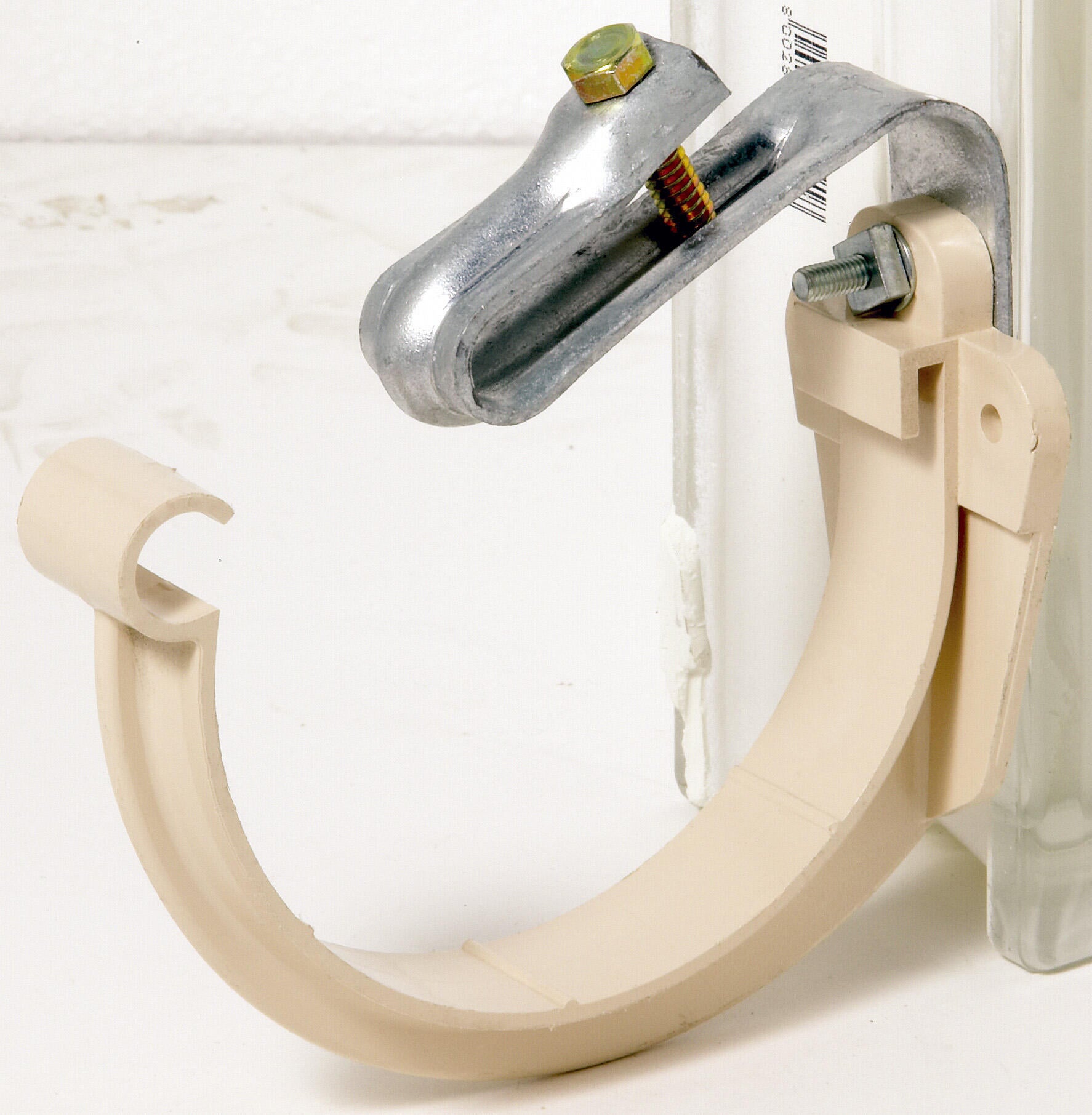 Support de gouttière développé 25 sur patte couverture ondulée sable pvc - 2