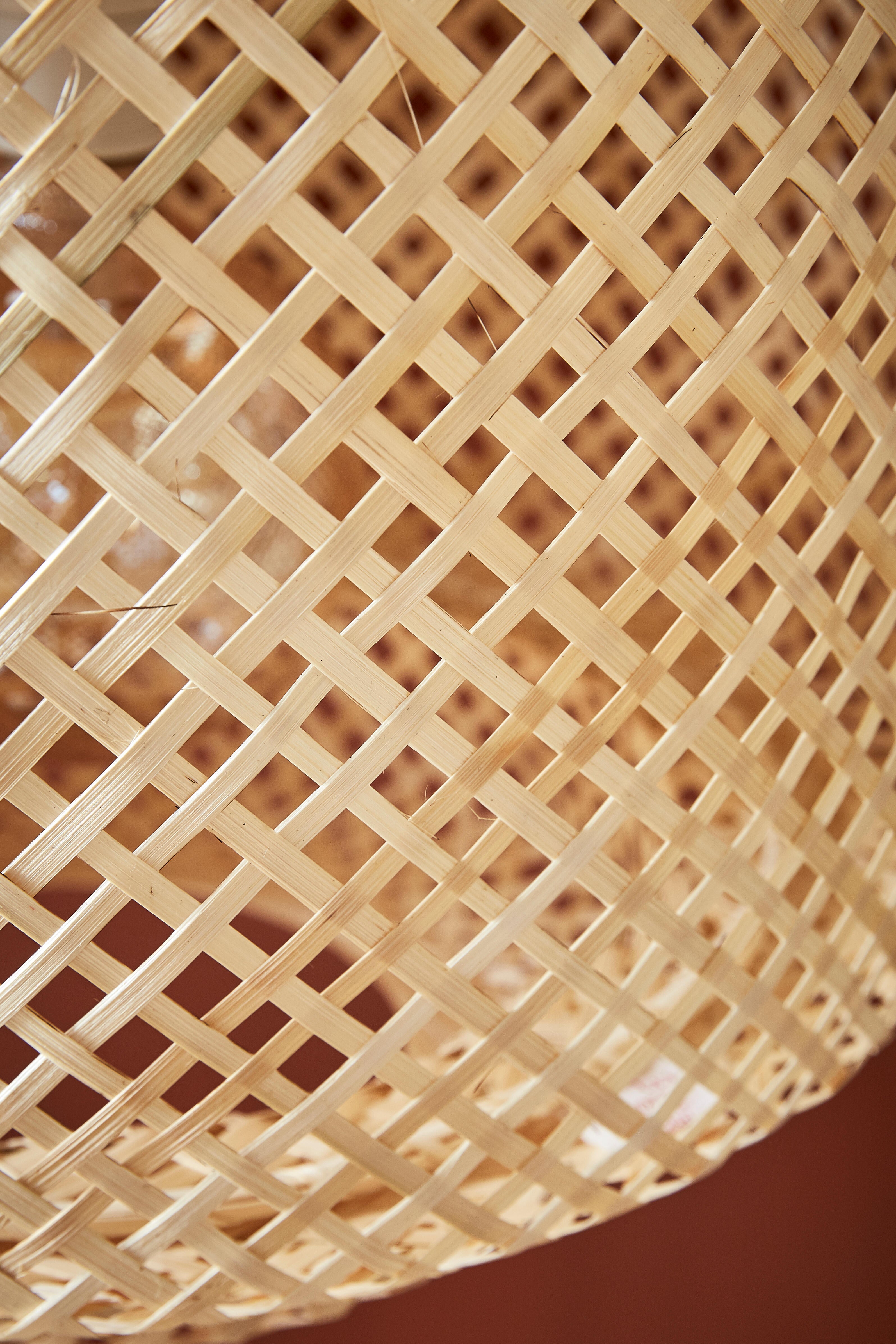 Suspension Doramu bambou, beige, Diam.40 cm, E27 - 6
