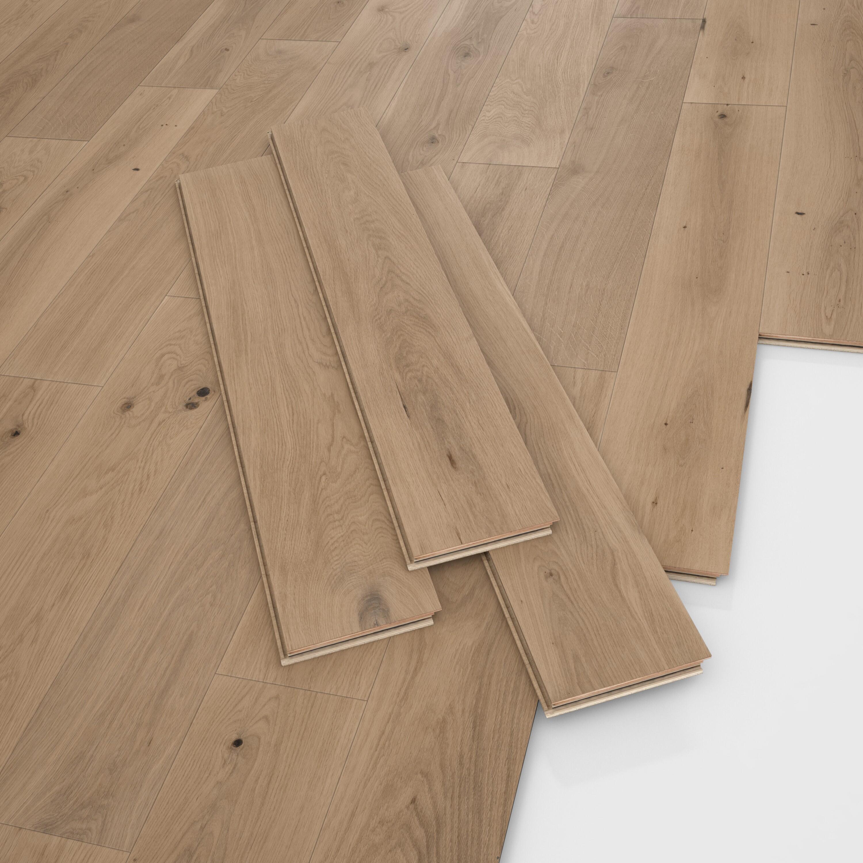 Parquet contrecollé chêne naturel bohème vitrifié XL BARLINEK, l.18 cm - 3