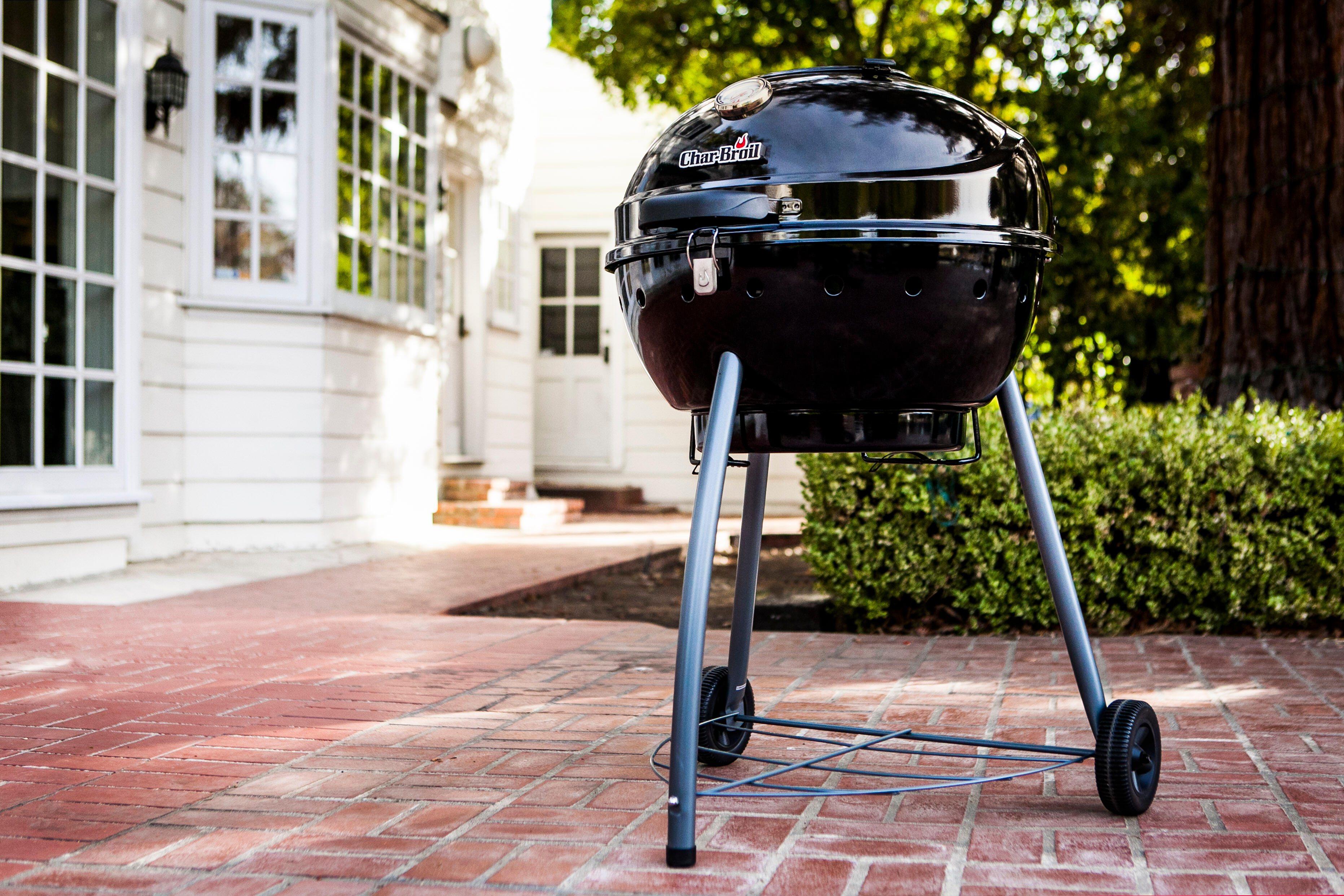 Barbecue au charbon de bois CHAR-BROIL rond, noir - 2