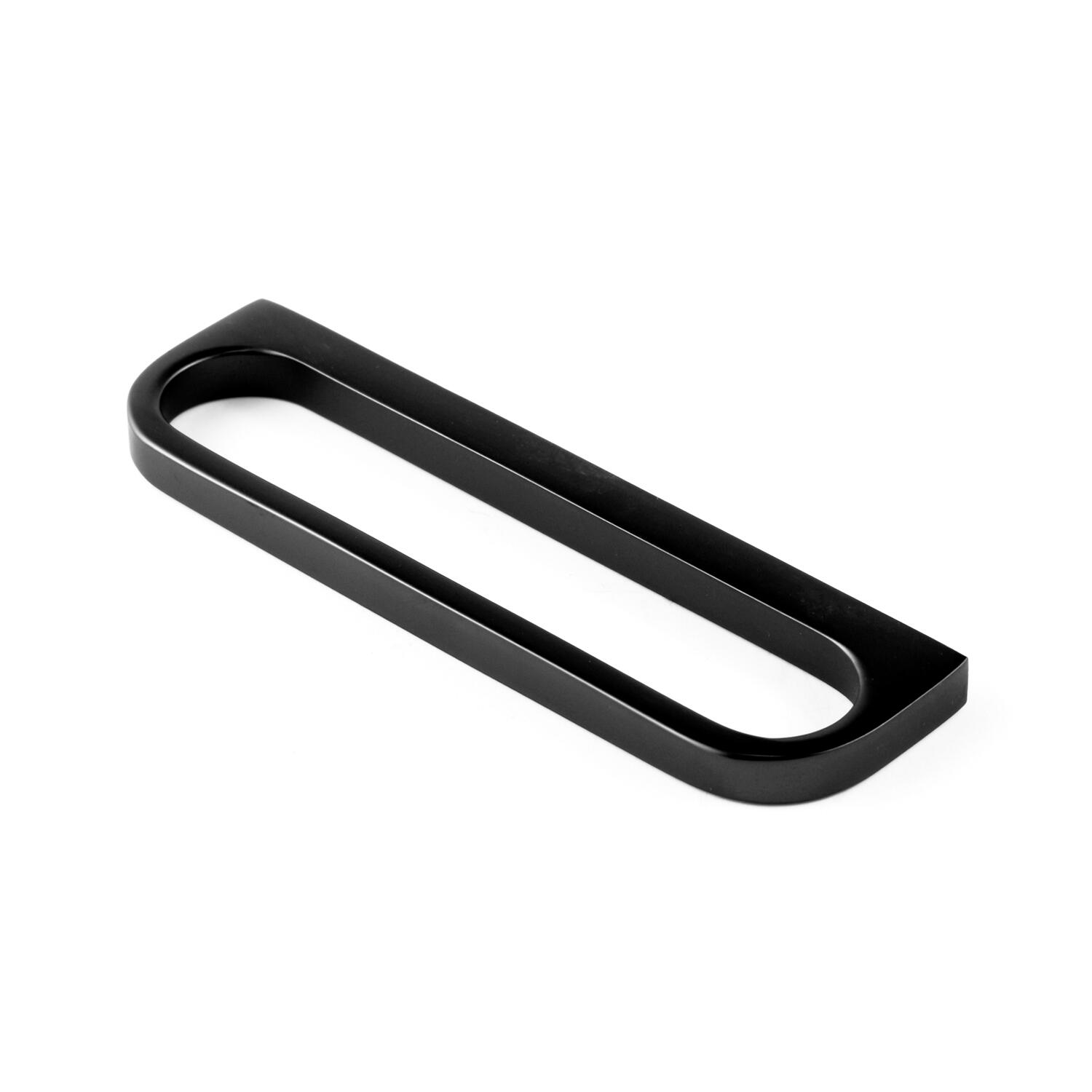 Poignée de meuble Fine, zinc noir, entraxe 92 mm - 5