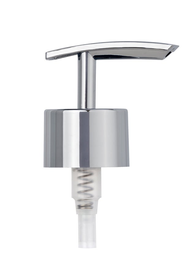 Dispenser sapone per bagno erogatore lungo cromato in abs 0 l