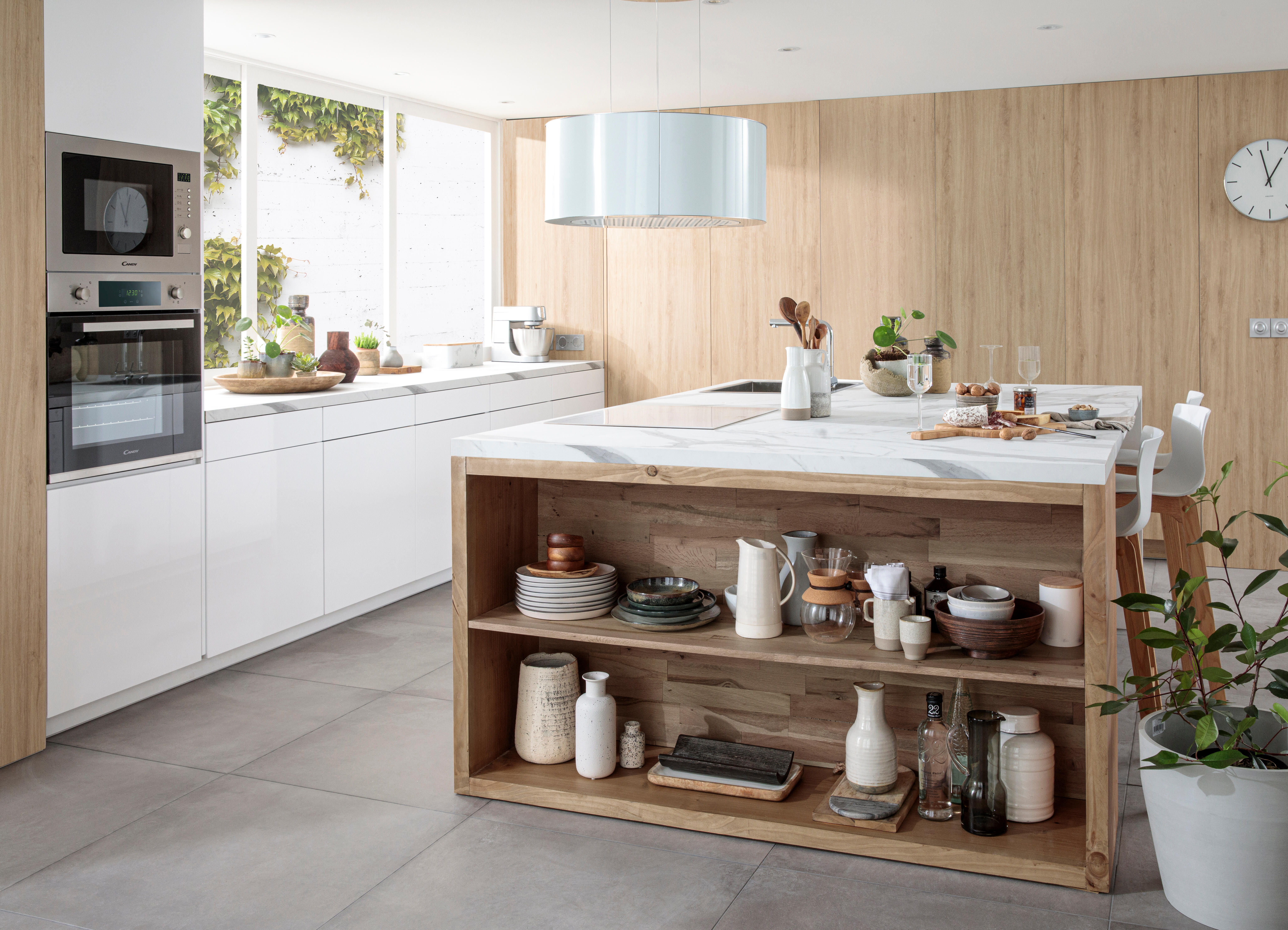 Painel/Porta de cozinha Delinia Sevilha 60 x 77 cm branco brilho - 8