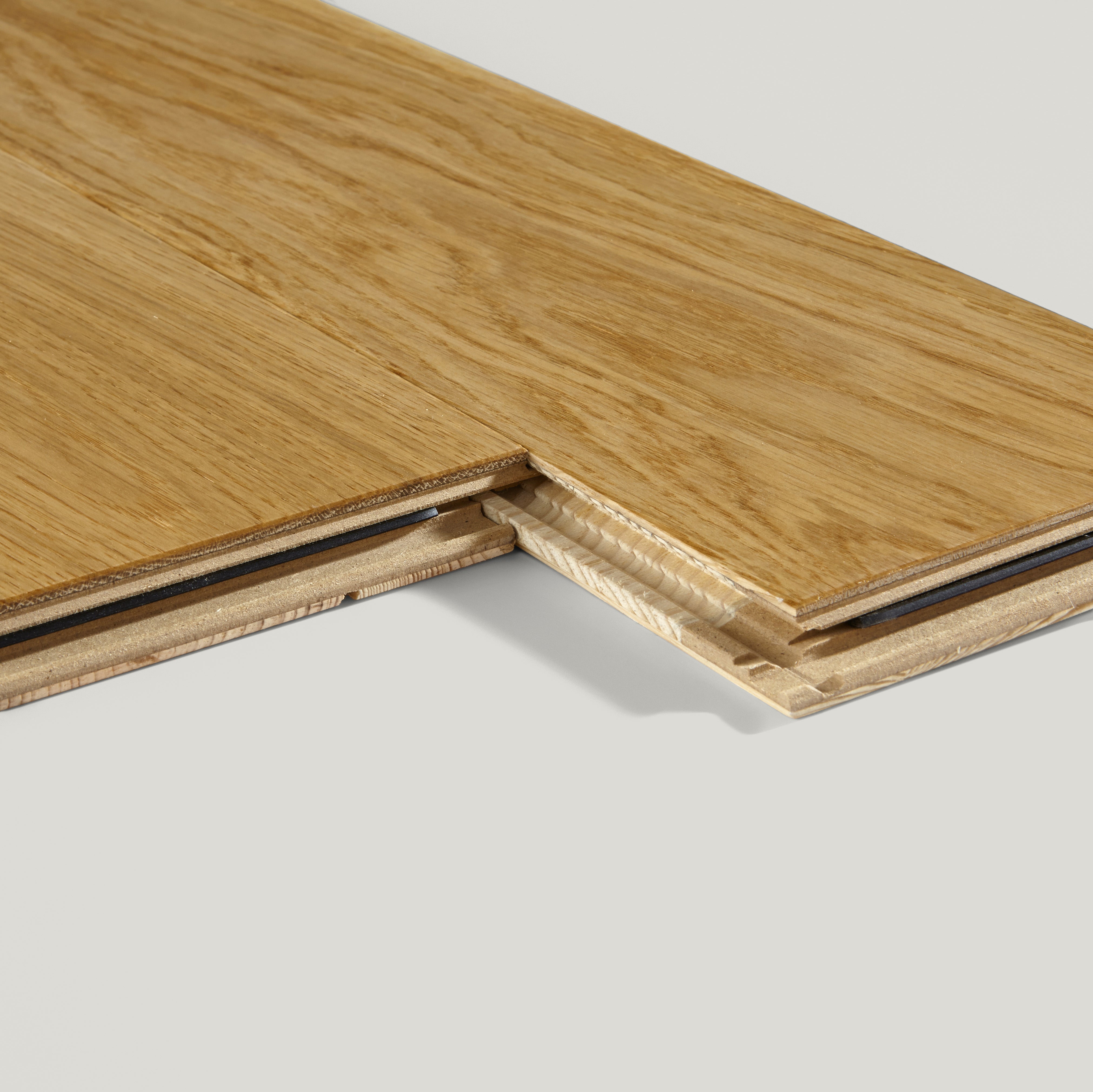Echantillon parquet contrecollé ARTENS Line, L, chêne blond vitrifié - 3