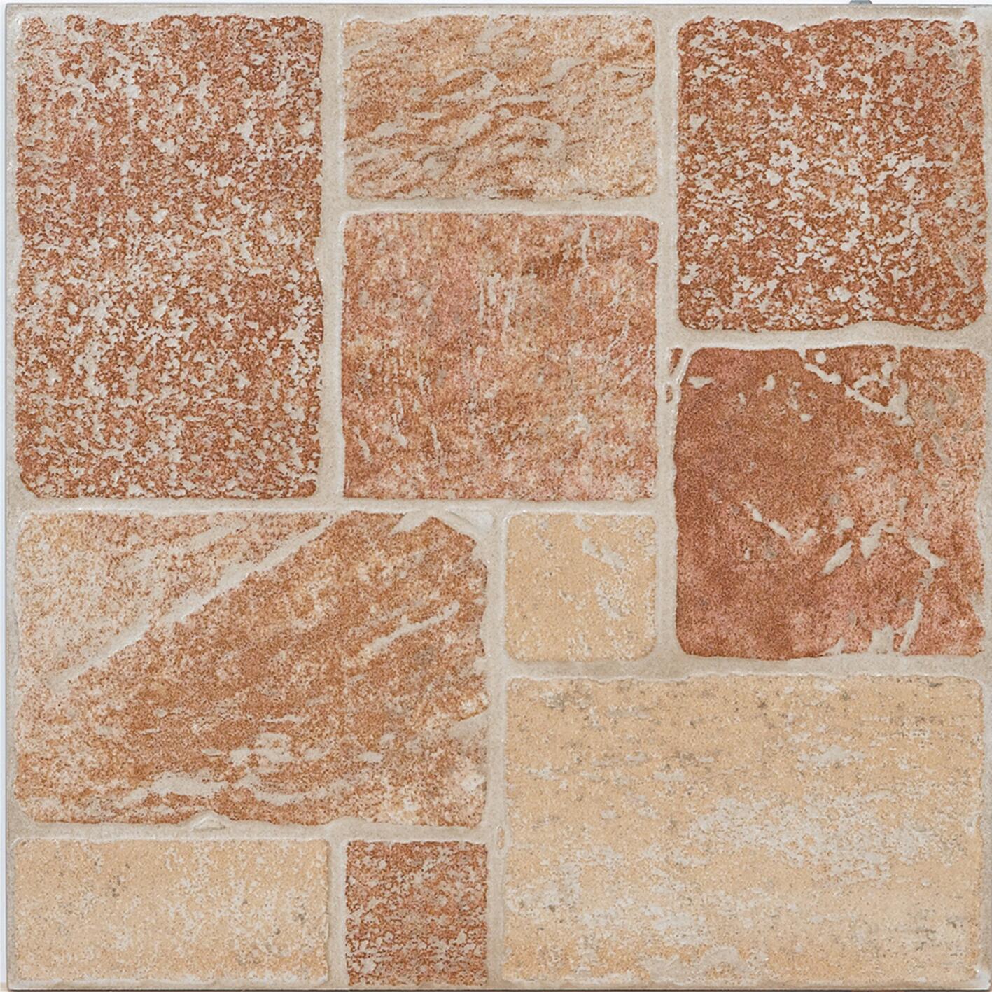 Piastrella da pavimento e rivestimento interno in gres naturale 30.7 x 30.7 cm non smaltato rosso opaco Canada R10 traffico intenso (pei 4/5) Sp. 7.2 mm 1.9 mq - 2